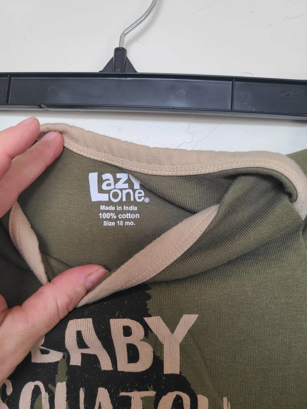 Lazy One Olive Green and Beige 